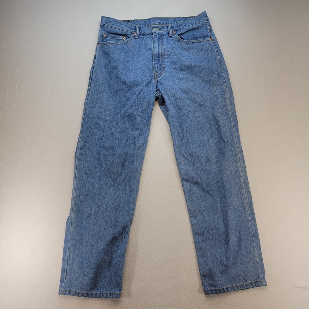 Levi's 550 Relaxed Tapered Jeans Mens 34x30 Blue Medium Wash Denim